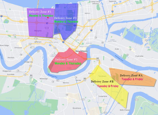 Eric's specialty cleaners home route map delivery