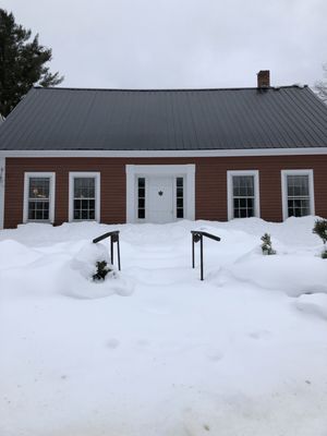 Early snow allowed us snow shoeing Saturday