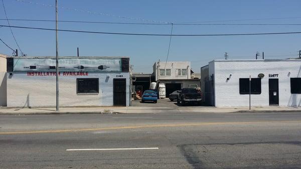 Front entrance view of the shop