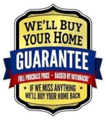 NACHI is the only home inspection organization to provide the Home Buyback Guarantee.