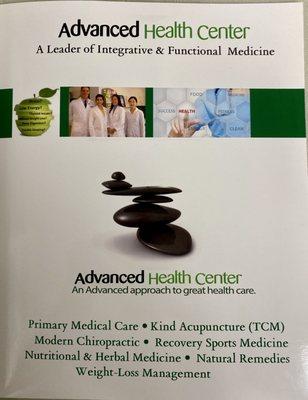 Advanced Health Center | Integrative  & Functional Medicine. Holistic Care, Kind Acupuncture, Chiropractor, Sports Medicine Arlington Va DMV