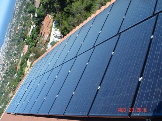 7.2kW residential system in Rancho Palos Verdes, CA