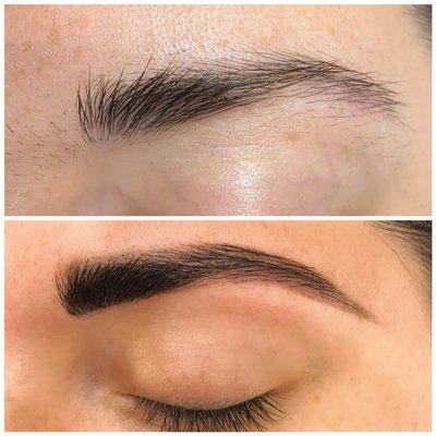 Brow cleanup & Brow Tint