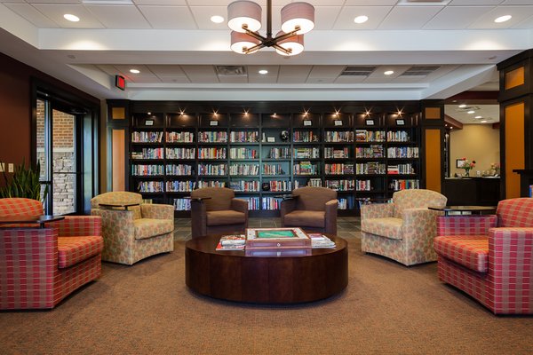 Cozy and welcoming library