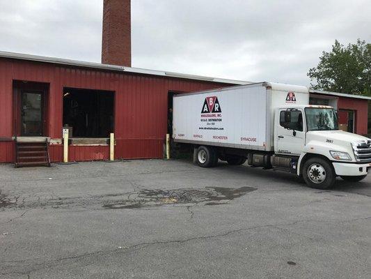 Parking and entry to our counter and pickup area.