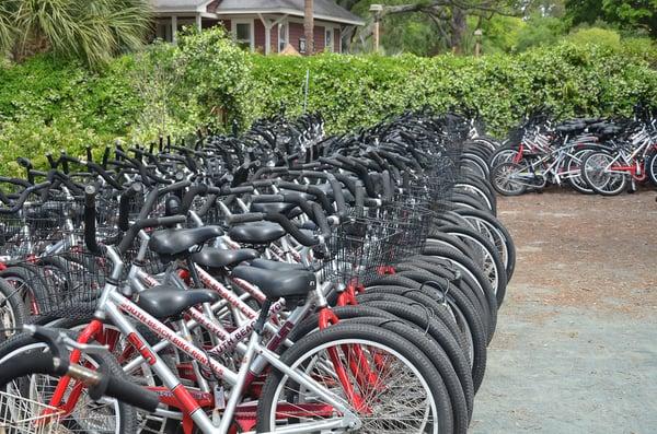 Hilton Head had 55 miles of bike paths