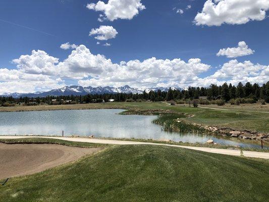 Amazing Mount Sneffels views from the club house.