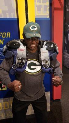 Life-long Packer fan at HOF