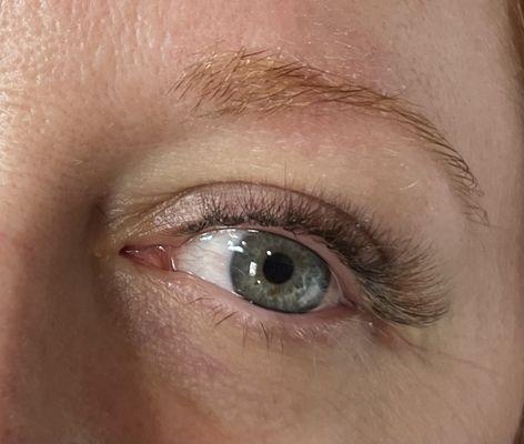 Brown 3D Lash Extensions, Natural Eye Design