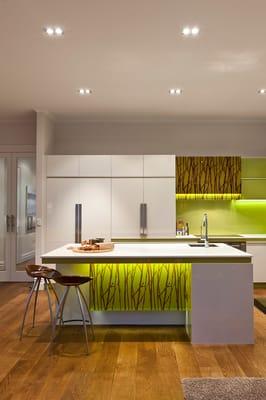 Incomparable Mal Corboy cabinets. This kitchen is featured on the Cover of Trend Magazine 3/12