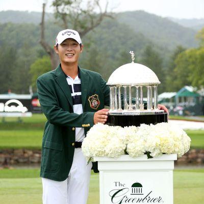 2015 Greenbrier champion Danny Lee.