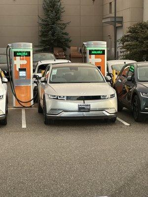 Public chargers located at the dealership.