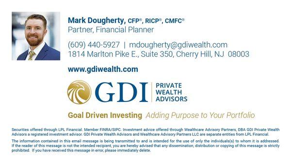 GDI Partner and CERTIFIED FINANCIAL PLANNER