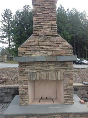 Custom fireplace