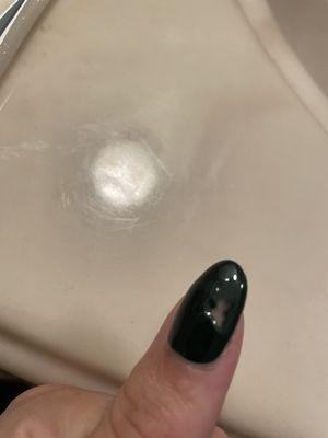 Peeled gel sealed with my top coat