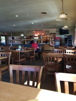 Clean and fresh salad bar. Friendly staff.