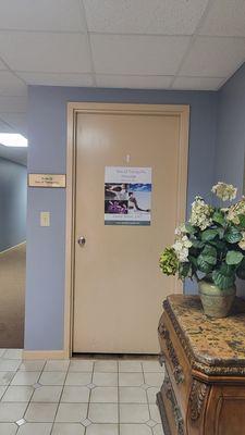 Front door of office suite