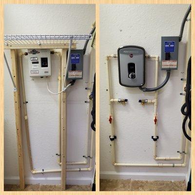 Rheem electric tankless water heater replacement