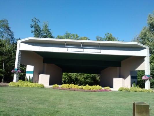 Performing Arts Center in Hummel Park. Just across Red Maple Bridge.