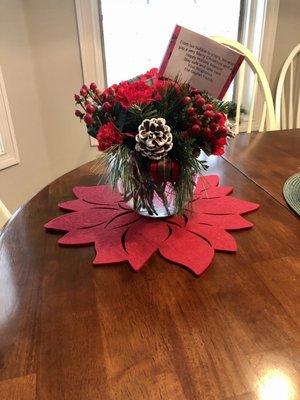 The Christmas Peace Bouquet sent to my neighbor