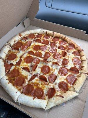 Pepperoni pizza