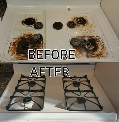 Before and After - Stove