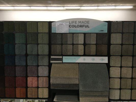 Shaw Carpets in a wide variety of colors