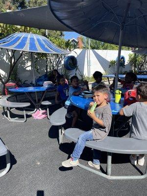 Our KCS elementary kids enjoying lunch time!