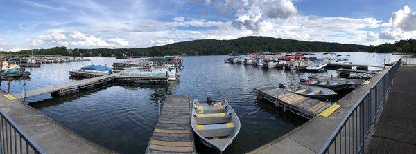 Gorgeous marina. Clean lake!