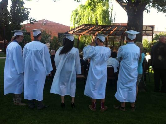 Seniors graduating at St. Paul's Cathedral