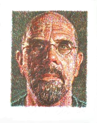 Chuck Close Self Portrait