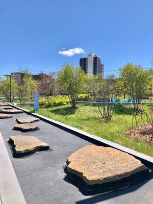 Splash pad at Promenade Park