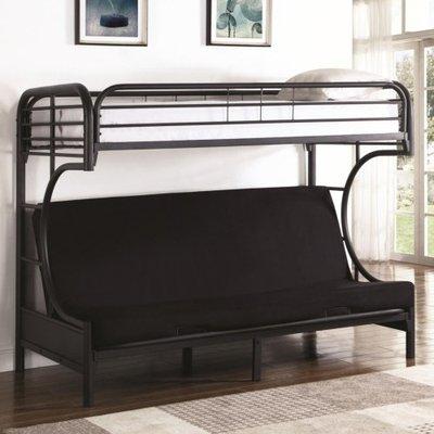 Awesome contemporary twin bunk bed with futon!