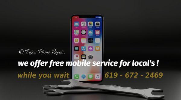 We do free mobile service for local's !