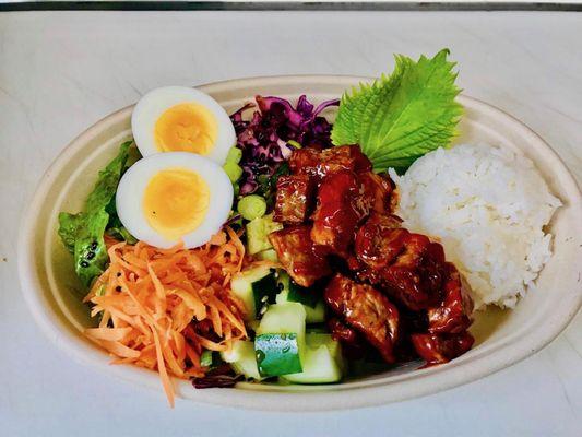 Korean Flank Steak Bowl