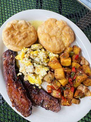 Honey Buttermilk Biscuit All Star Plate