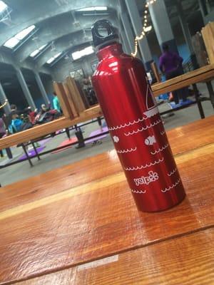 Free Yelp water bottle with check-in!