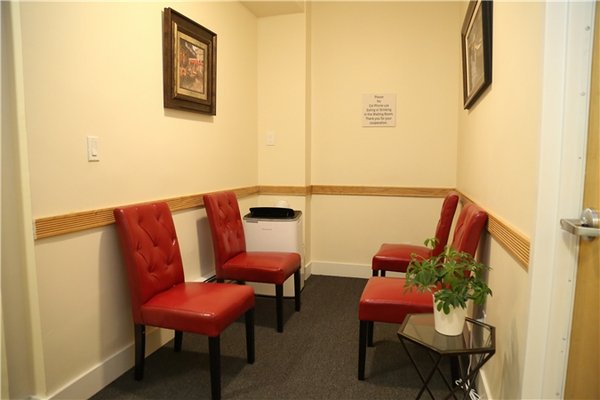 Our comfortable waiting area.