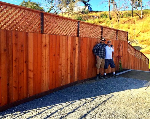 Privacy fence by DeWitte Construction