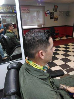 Pompadour Fade by Roger