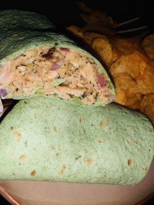 Chicken cheese wrap