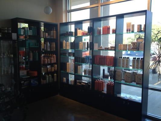 We carry Moroccan Oil, Pureology, Sebastian, Wella, and Nioxin products!!