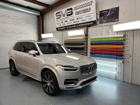 2022 XC90 finished in diamond line wrap.