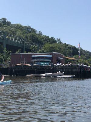 Inwood Canoe Club from the water