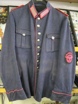 WWII German Fireman's uniform.