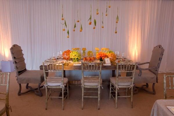 Decor one of a kind tables and keep yous guest more excited