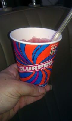 Free slurpee on that special day..