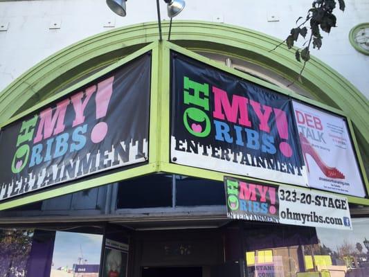 Entrance to the Lowbar at the OH MY RIBS theater