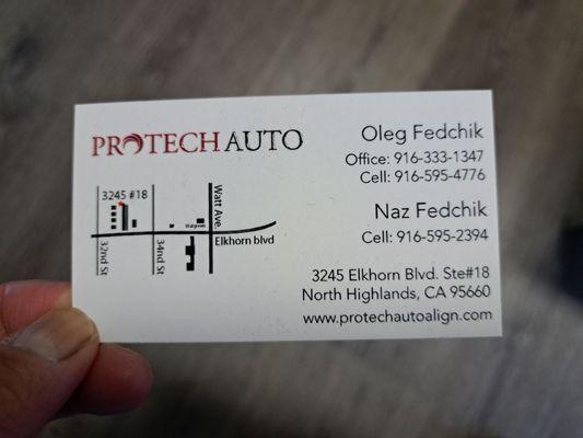 Protech Auto contact information