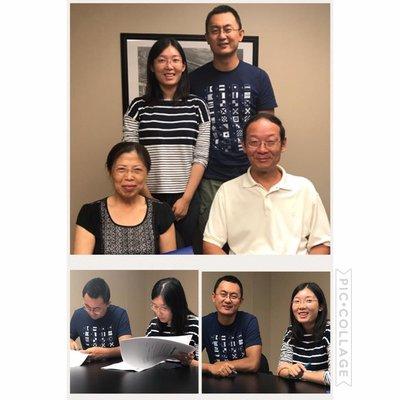 Congratulation to the Zhu and Liu Family on the purchase of their new Home !!!!